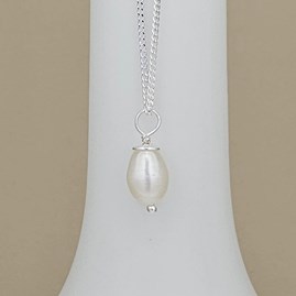 Pearl Charm Necklace Pearl Charm Necklace