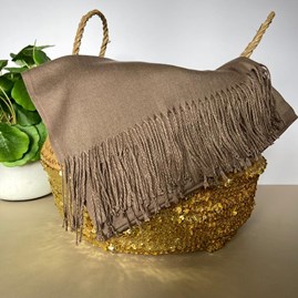 Super Soft Plain Pashmina Style Scarf in Light Brown Super Soft Plain Pashmina Style Scarf in Light Brown