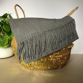 Super Soft Plain Pashmina Style Scarf in Dark Grey Super Soft Plain Pashmina Style Scarf in Dark Grey
