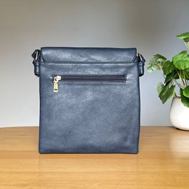 Cross Body Bag With Tassel in Navy Blue Cross Body Bag With Tassel in Navy Blue