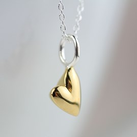 Devotion 18ct Gold Plated Heart Necklace