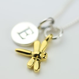 Personalised Miniature Dragonfly Necklace Personalised Miniature Dragonfly Necklace