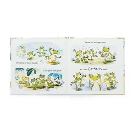 Jellycat A Fantastic Day for Finnegan Frog Book Jellycat A Fantastic Day for Finnegan Frog Book