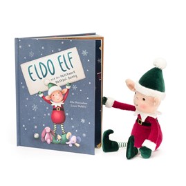 Jellycat Eldo Elf and the Patchwork Bashful Bunny Book Jellycat Eldo Elf and the Patchwork Bashful Bunny Book