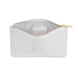 Katie Loxton Personalised Perfect Pouch 'Little One' In Grey