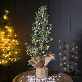 Large Light Up Eucalyptus Tree Decoration
