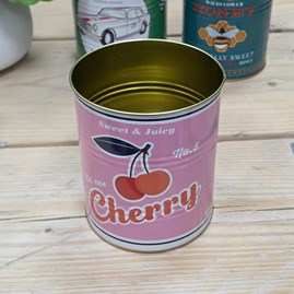 Large Storage Tin - Cherry Large Storage Tin - Cherry