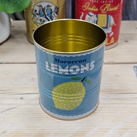 Large Storage Tin - Lemons Large Storage Tin - Lemons