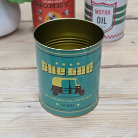 Large Storage Tin - Tuc Tuc Coriander Large Storage Tin - Tuc Tuc Coriander