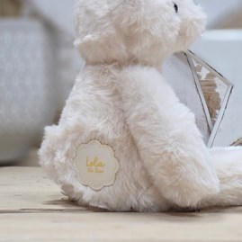 Lola The Long Leg Cream Teddy Bear Soft Toy