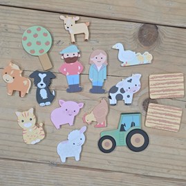 Magnetic Farmyard Picture Board