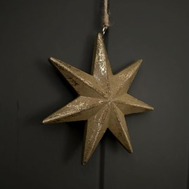 Mottled Golden Star Hanging Decoration
