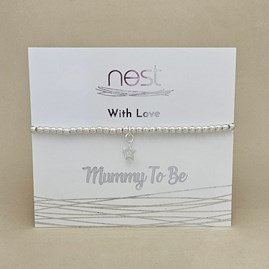 'Mummy To Be' Beaded Charm Bracelet 'Mummy To Be' Beaded Charm Bracelet