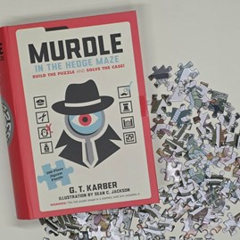Murdle in the Hedge Maze 500 Piece Jigsaw Puzzle