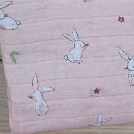 Muslin Square - Rabbits Muslin Square - Rabbits