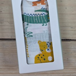 Muslin Swaddle Wrap Blanket - Savanna Animals Muslin Swaddle Wrap Blanket - Savanna Animals
