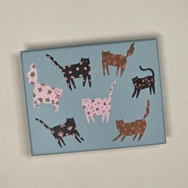 Notecard Box - 'Cats'