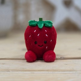 Palm Pals Soft Toy Juicy Strawberry Keyring