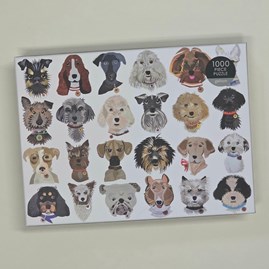 Paper Dogs 1000 Piece Jigsaw Puzzle