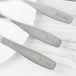 Personalised 3 Piece Cutlery Set Personalised 3 Piece Cutlery Set