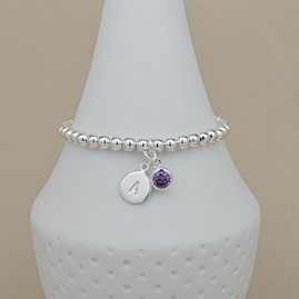 Personalised Birthstone Bracelet
