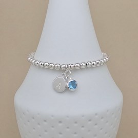 Personalised Birthstone Bracelet