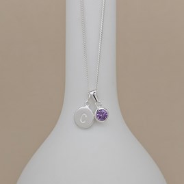 Personalised Birthstone Necklace Personalised Birthstone Necklace
