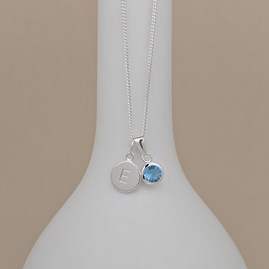 Personalised Birthstone Necklace Personalised Birthstone Necklace