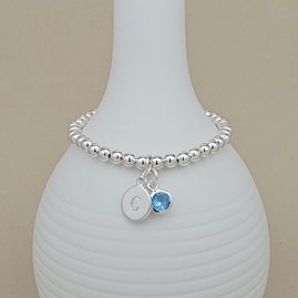 Personalised Children's Birthstone Bracelet Personalised Children's Birthstone Bracelet