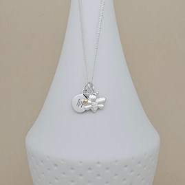 Personalised Children's Cute Bee Necklace Personalised Children's Cute Bee Necklace