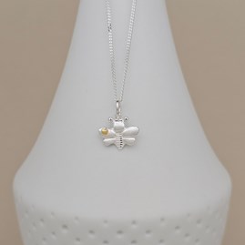 Personalised Children's Cute Bee Necklace Personalised Children's Cute Bee Necklace