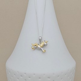 Personalised Children's Cute Unicorn Necklace
