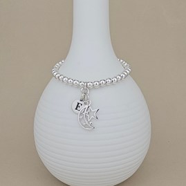 Personalised Children's Eid Moon And Star Bracelet Personalised Children's Eid Moon And Star Bracelet