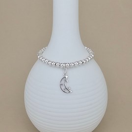 Personalised Children's Eid Moon Charm Bracelet Personalised Children's Eid Moon Charm Bracelet