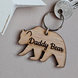 Personalised 'Daddy Bear' Keyring Personalised 'Daddy Bear' Keyring