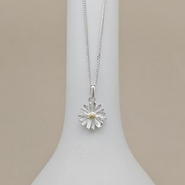 Personalised Daisy Charm Necklace Personalised Daisy Charm Necklace