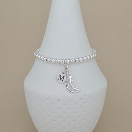 Personalised Eid Moon Charm Bracelet Personalised Eid Moon Charm Bracelet
