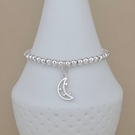 Personalised Eid Moon Charm Bracelet Personalised Eid Moon Charm Bracelet