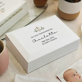 Personalised First Holy Communion Keepsake Jewellery Box