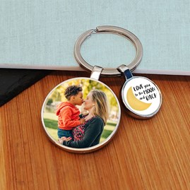 Personalised 'Moon and Back' Photo Keyring Personalised 'Moon and Back' Photo Keyring