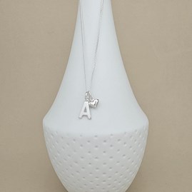 Personalised Petite Sterling Silver Heart Necklace Personalised Petite Sterling Silver Heart Necklace