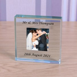 Personalised Photo Glass Token