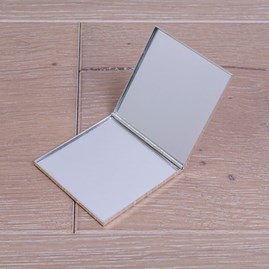 Personalised Silver Plated Compact Mirror