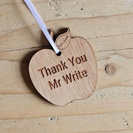 Personalised 'Thank You' Teacher Decoration and Card Personalised 'Thank You' Teacher Decoration and Card