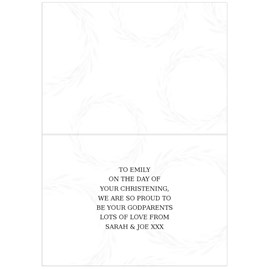 Personalised 'Truly Blessed' Christening Card Personalised 'Truly Blessed' Christening Card