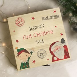 Personalised Wooden Christmas Eve Box Personalised Wooden Christmas Eve Box