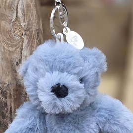 Pip The Plush Blue Teddy Bear Keyring Pip The Plush Blue Teddy Bear Keyring