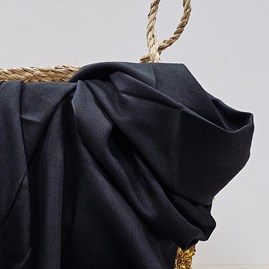 Plain Lightweight Tassel Scarf in Black Plain Lightweight Tassel Scarf in Black