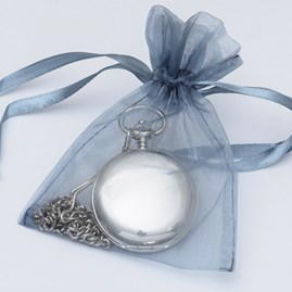 Personalised Polished Silver 'Don't Be Late' Pocket Watch Personalised Polished Silver 'Don't Be Late' Pocket Watch