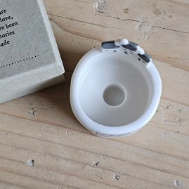 Porcelain Tea Light Holder 'Best Things In Life' Porcelain Tea Light Holder 'Best Things In Life'